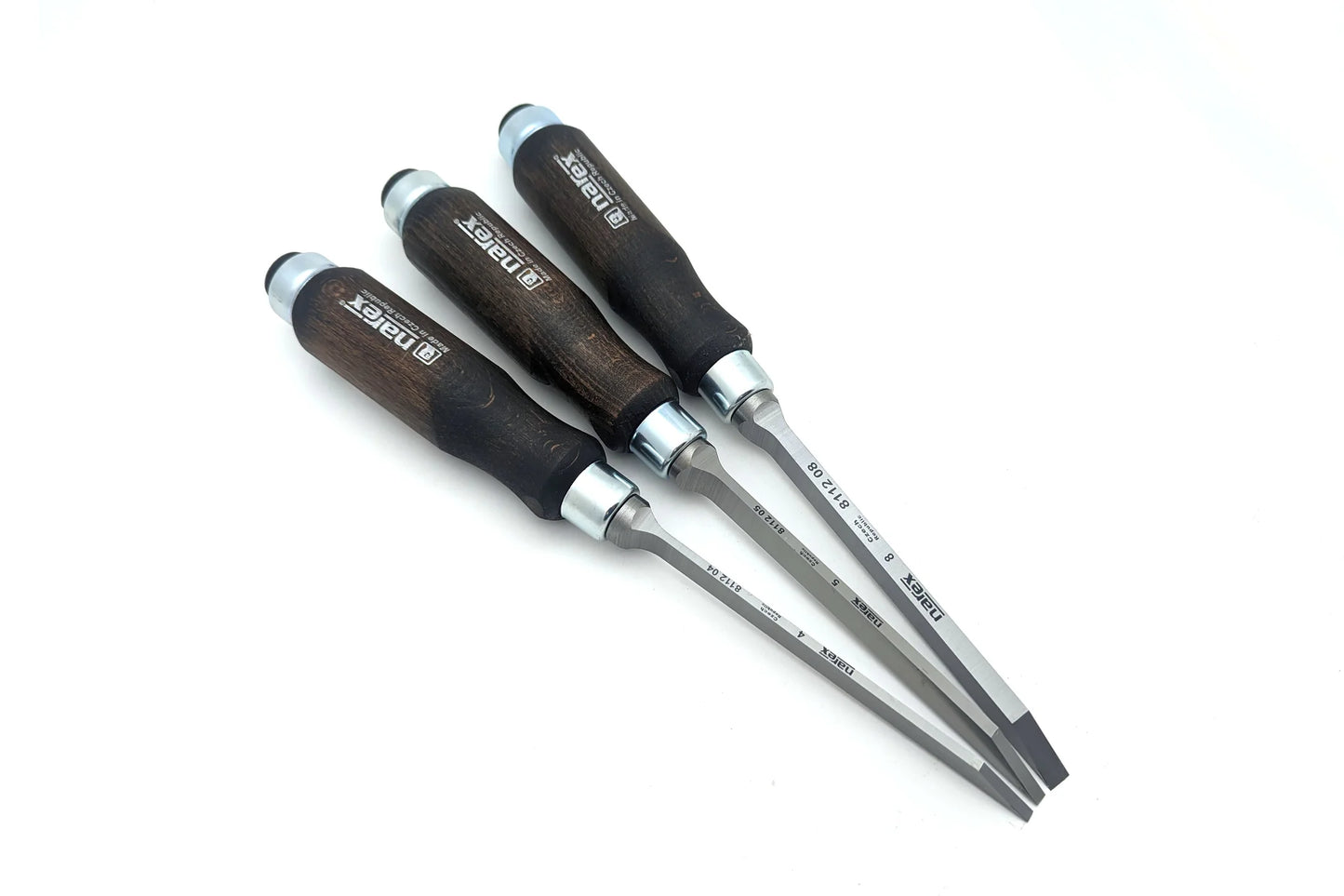 3 Piece Mortise Chisel Set (4, 5, 8mm)