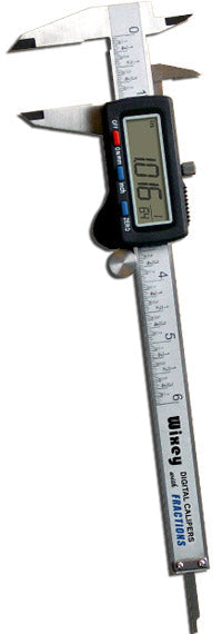 Wixey Digital Calipers w/ Fractions, Inches, and Millimeters