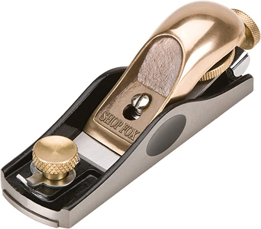 Shop Fox Adjustable Block Plane 1-3/8" Blade