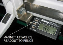 Saw Fence Digital Readout